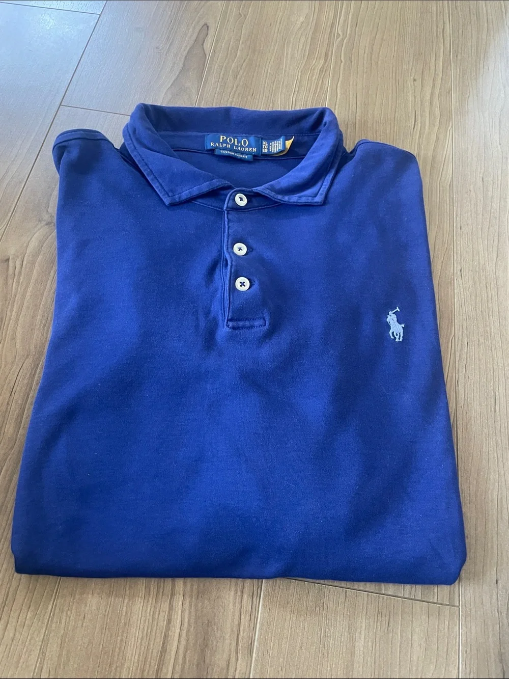 Polo by Ralph Lauren Men's Royal Blue Polo W/  Embroidered Pony Sz XL Slimfit